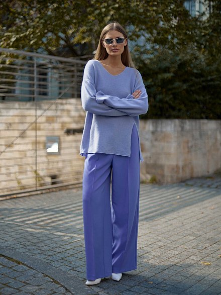 Кашемировый джемпер в стиле OVERSIZE