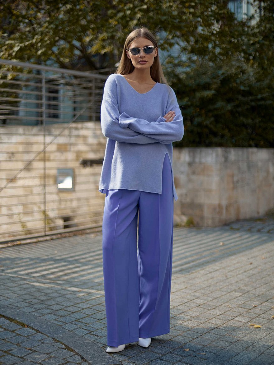 Кашемировый джемпер в стиле OVERSIZE